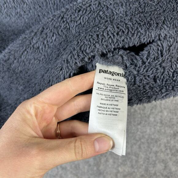 Patagonia Women’s Medium Los Gatos 1/4 Zip High Deep Pile Fleece Sweater Jacket - Picture 7 of 8